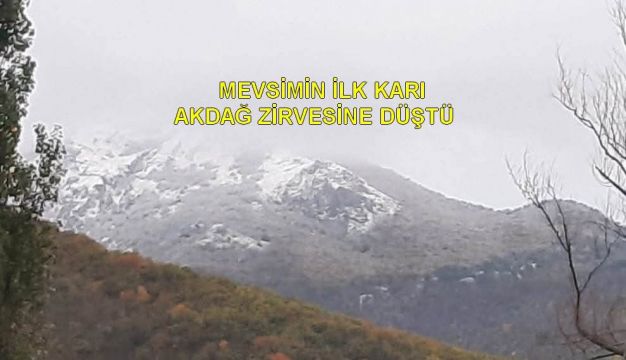 MEVSİMİN İLK KARI DÜŞTÜ. 